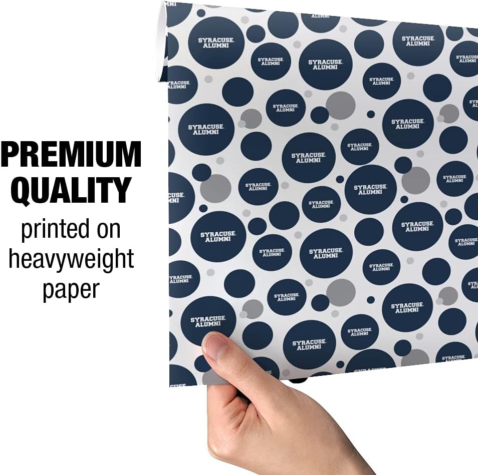 GRAPHICS & MORE Syracuse University Alumni Gift Wrap Wrapping Paper Roll