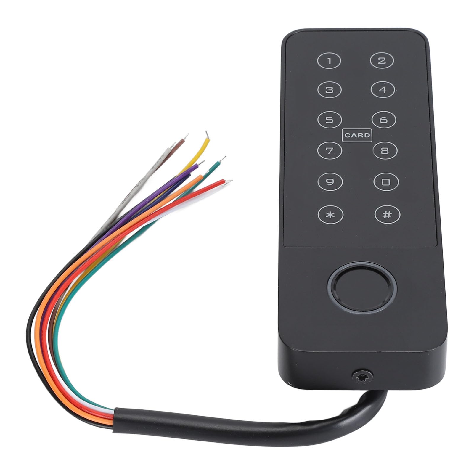 Bediffer Cerradura de teclado táctil inteligente, cerradura de entrada sin llave impermeable de aleación de zinc de alta resistencia para la escuela de oficina en casa, de control de acceso