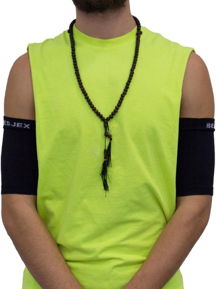 Unisex Sports Compression Upper Arm Sleeves for Pain Relief & Injury