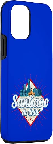 Miniatura 3 de iPhone 12 mini Santiago de Chile city vacation retro skyline vintage Case