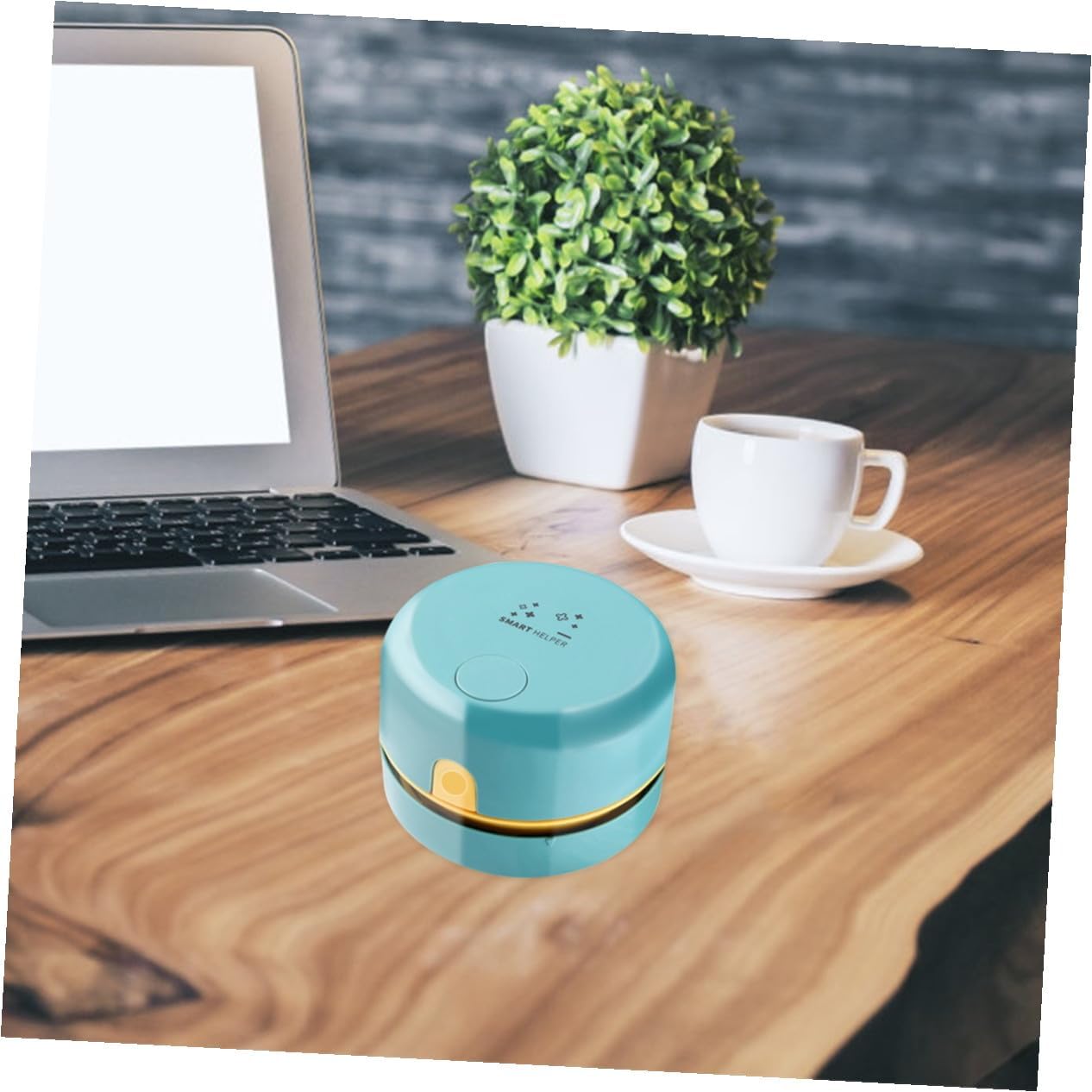 Mini USB Rechargeable Desktop Keyboard Vacuum Cleaner Portable Table Dust Collector Green for Home Office