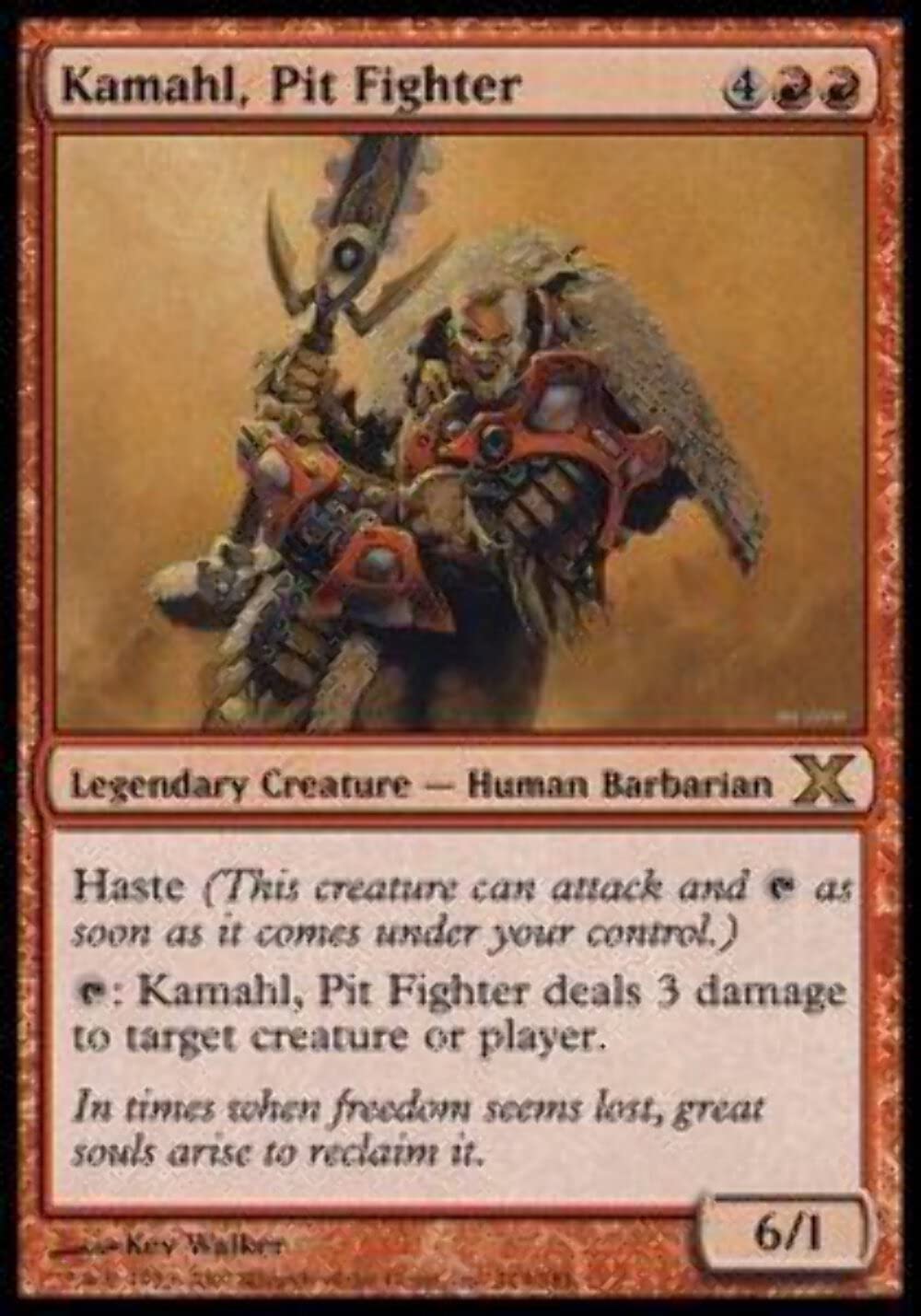 Magic: the Gathering - Kamahl, Pit Fighter - Tenth Edition
