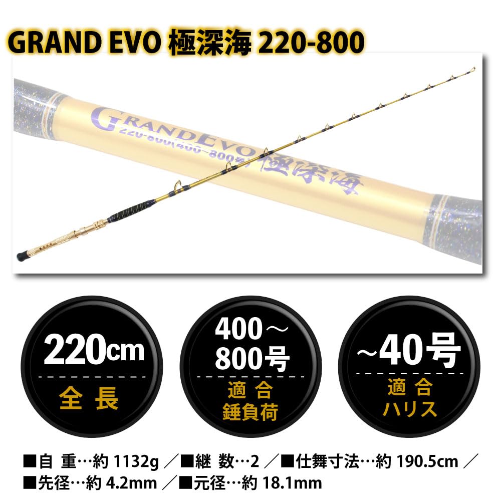 ゴクスペ 深海GRAND EVO STF215 250～500号 未使用 ゴクスペ 深海GRAND EVO STF215 250～500号 未使用 2025年最新