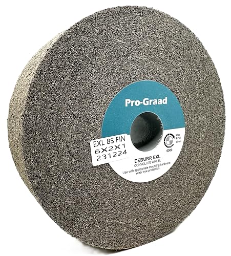 EXL Deburring Wheel 6" x 2" x 1", 8S Fine, 09550
