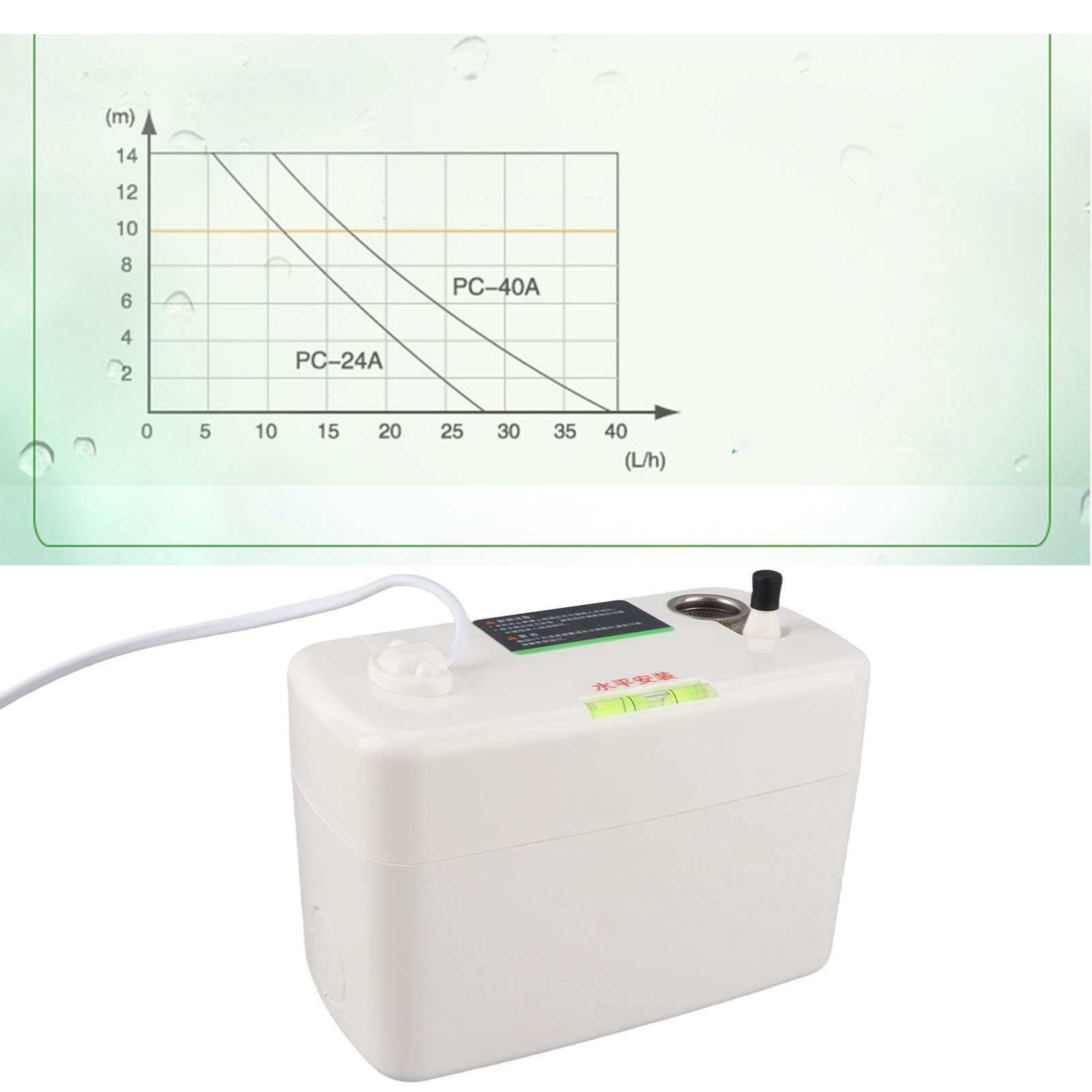 Topiky Pompa di Condensa Automatica, Elevata Prevalenza Silenziosa 220V,