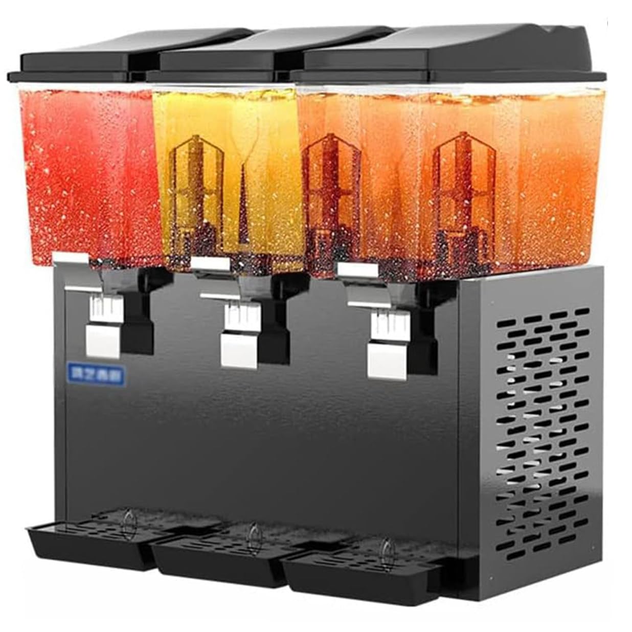 IUYytEW Beverage Dispenser With Spigot, Clear Glass Self-Service Drink Machine For Coffee, Tea, Milk, And Juice, 48L Capacity,48l-Black