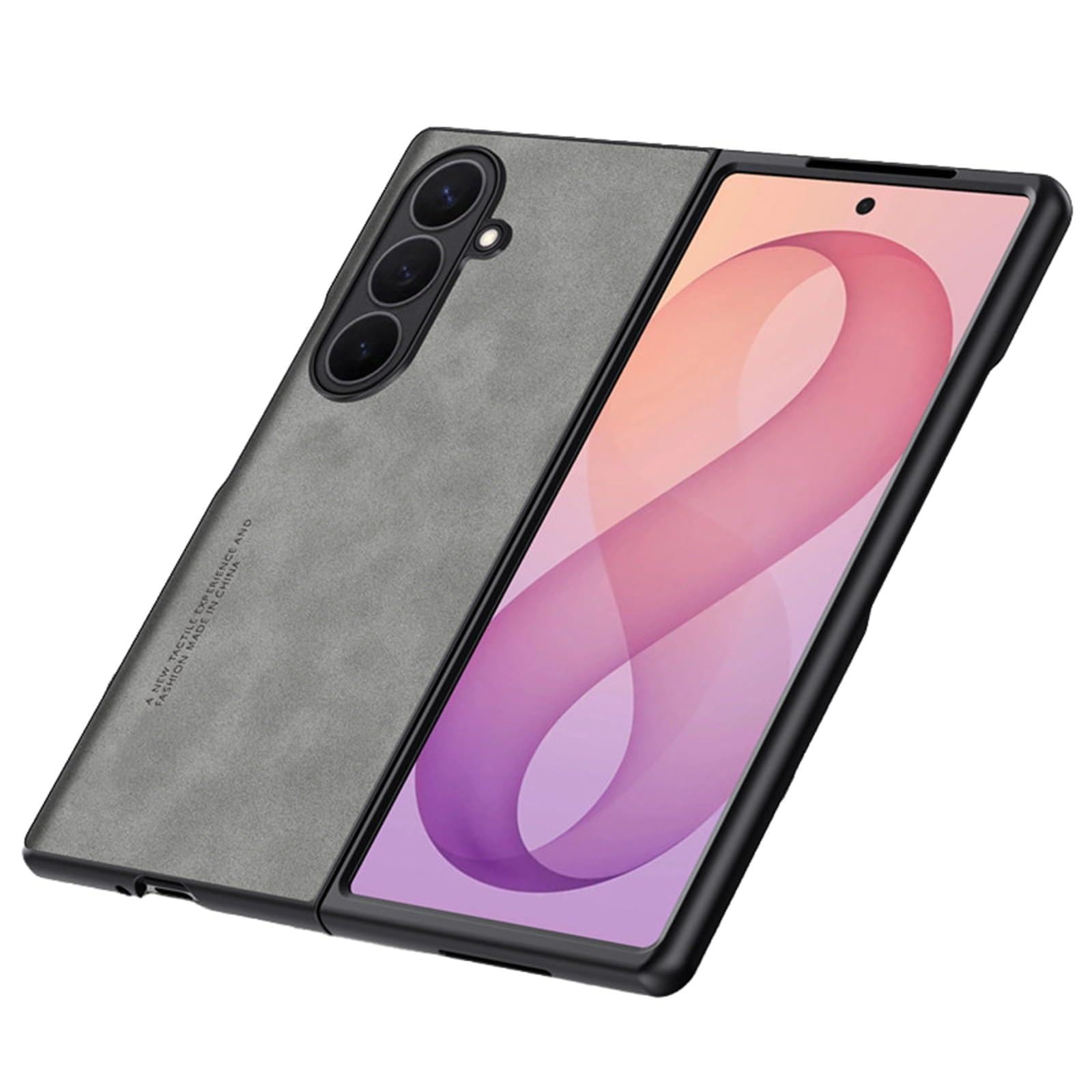 Custodia Slim for Samsung Z Fold 8/Ultra Pelle Rétro