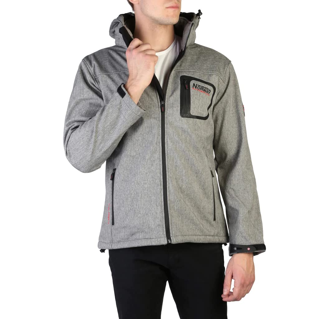 Geographical NorwayTexshell_Man Outerwear Jacket Gray