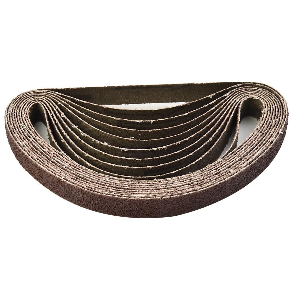 Lot de 60 bandes abrasives pour limes électriques Black Decker BD280/BD290/KA290/KA290/KA292 Grain 40-240 13 x 457 mm