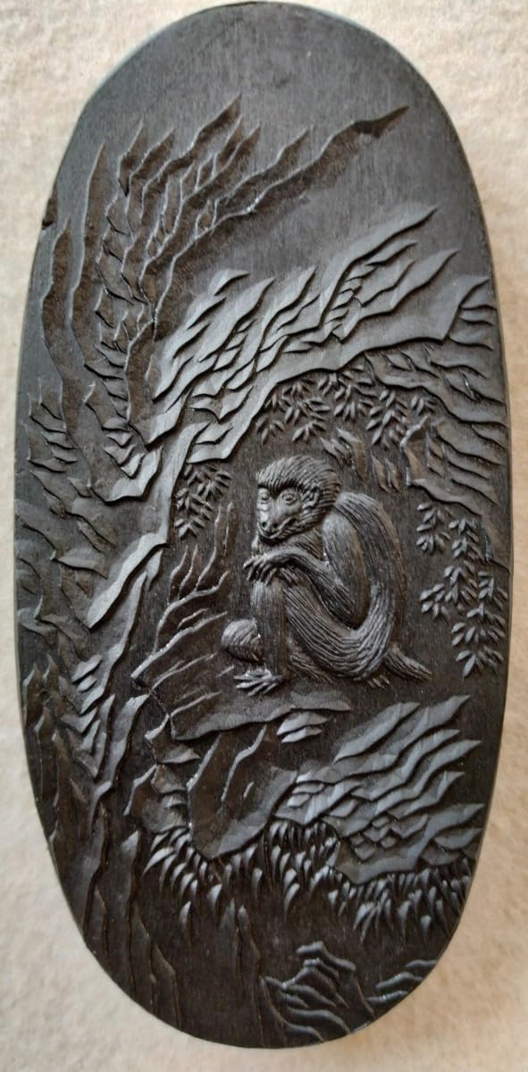 Amazon.co.jp: 百選墨№09空山無人水流花開墨運堂 古墨 大和雅墨