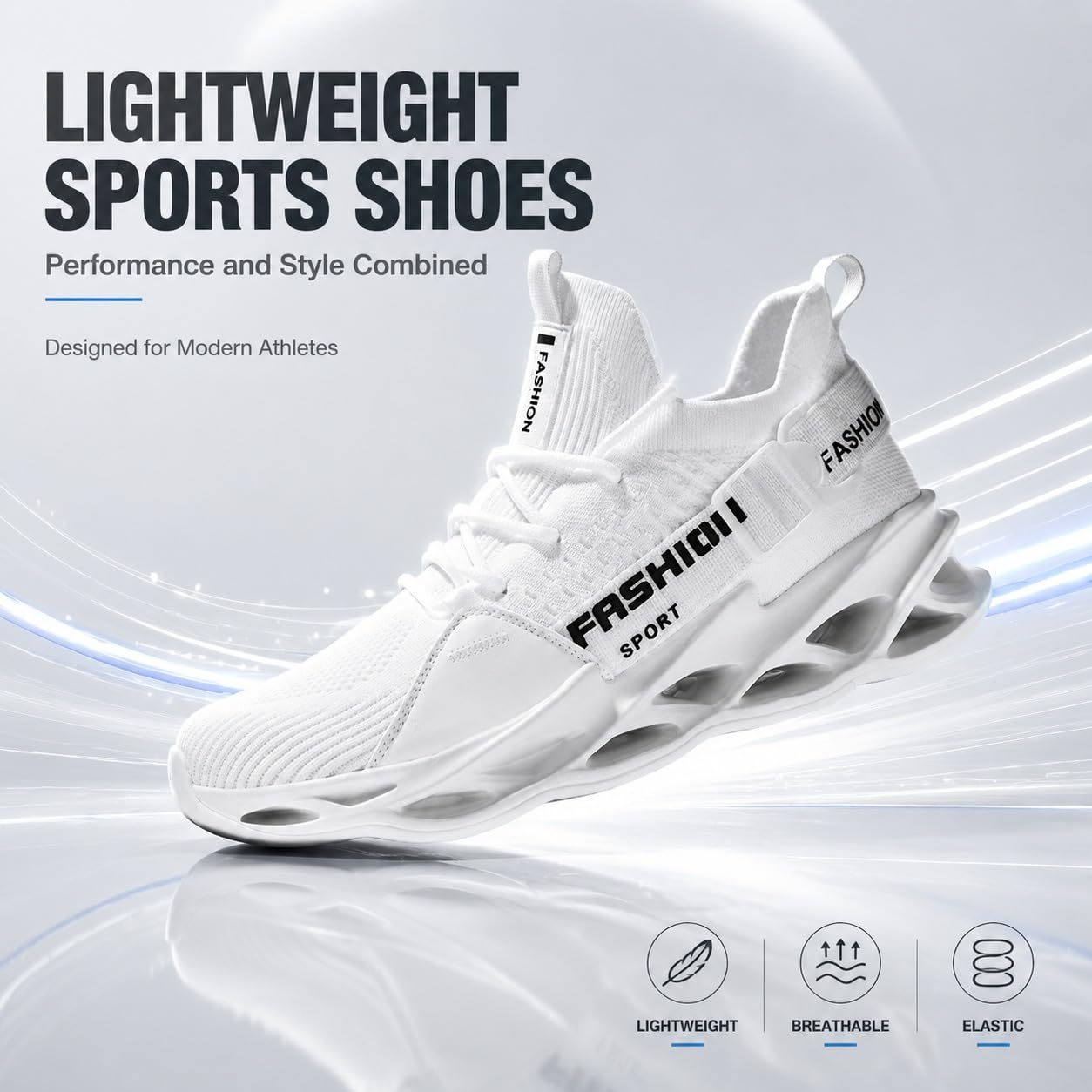 Chaussures de Sport Hommes Baskets Femmes Baskets Tennis Fitness Jogging Léger Respirant Chaussures Décontractées Mode Rue Chaussures de Course Chaussures de Course en Tricot