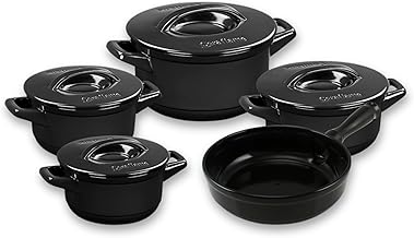 Ceraflame Conjunto Panelas de Cerâmica Duo+ Smart 5 Peças Preto