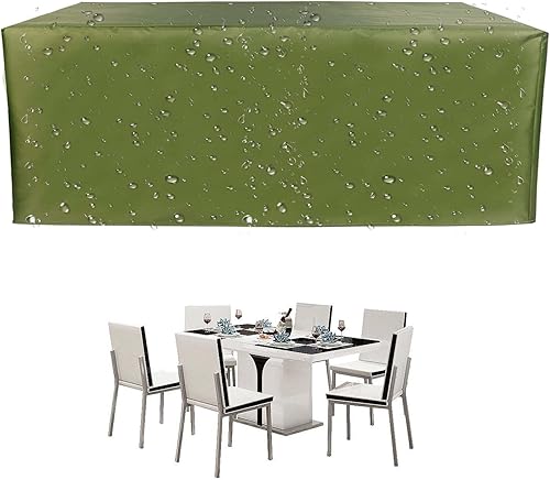 Miniatura 14 de Fundas negras para muebles de patio, 28 x 28 x 28 pulgadas, cubierta para muebles de exterior, impermeable, a prueba de polvo, rectangular, 420D