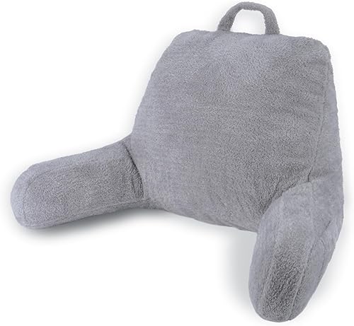 Blissful Diary Almohada de lectura de terciopelo de felpa para niños, adolescentes y adultos, almohada de respaldo para sentarse en la cama con