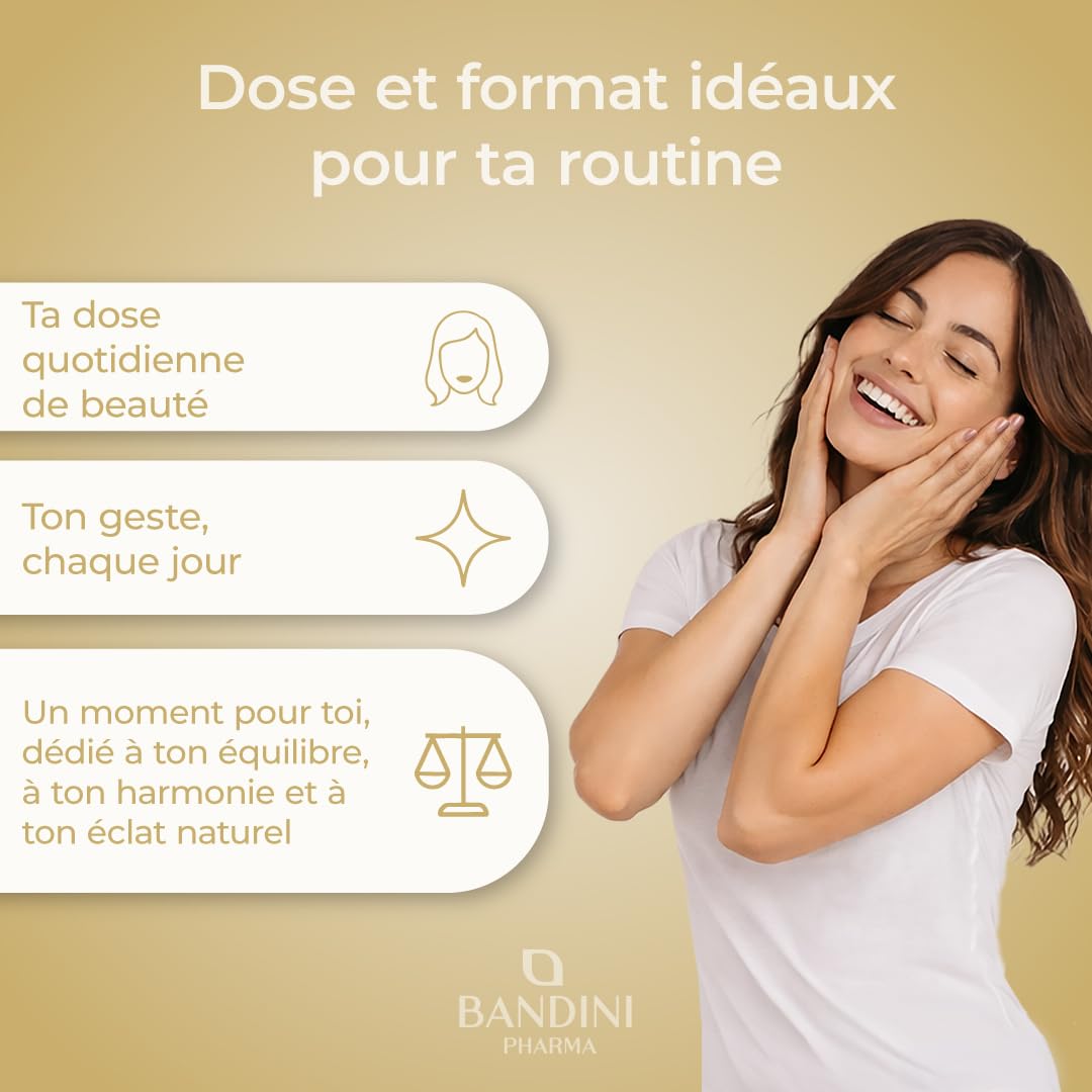 Bandini® Collagène Marin Poudre 12.000mg – Peptides de Collagene Type 1 | Marin Hydrolysés - Pour Articulations, Peau, Cheveux et Ongles - Marine Collagen saveur neutre, 300 g (12g par portion)