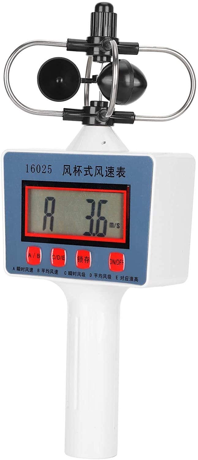 JJJ Anemometro Portatile Anemometro Portatile velocità del Vento Vento Anemometro Digitale Anemometro a Mano Vendita del Vento Misuratore del Vento Misuratore di misurazione del Vento