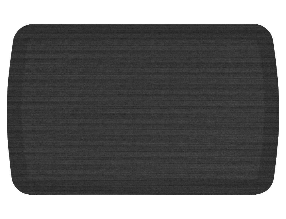 GelPro Basics Anti Fatigue Mats: Kitchen Mat or Anti-Fatigue Standup Desk Pad - Large 20x32 Inch Size - Grasscloth (Grasscloth Charcoal)