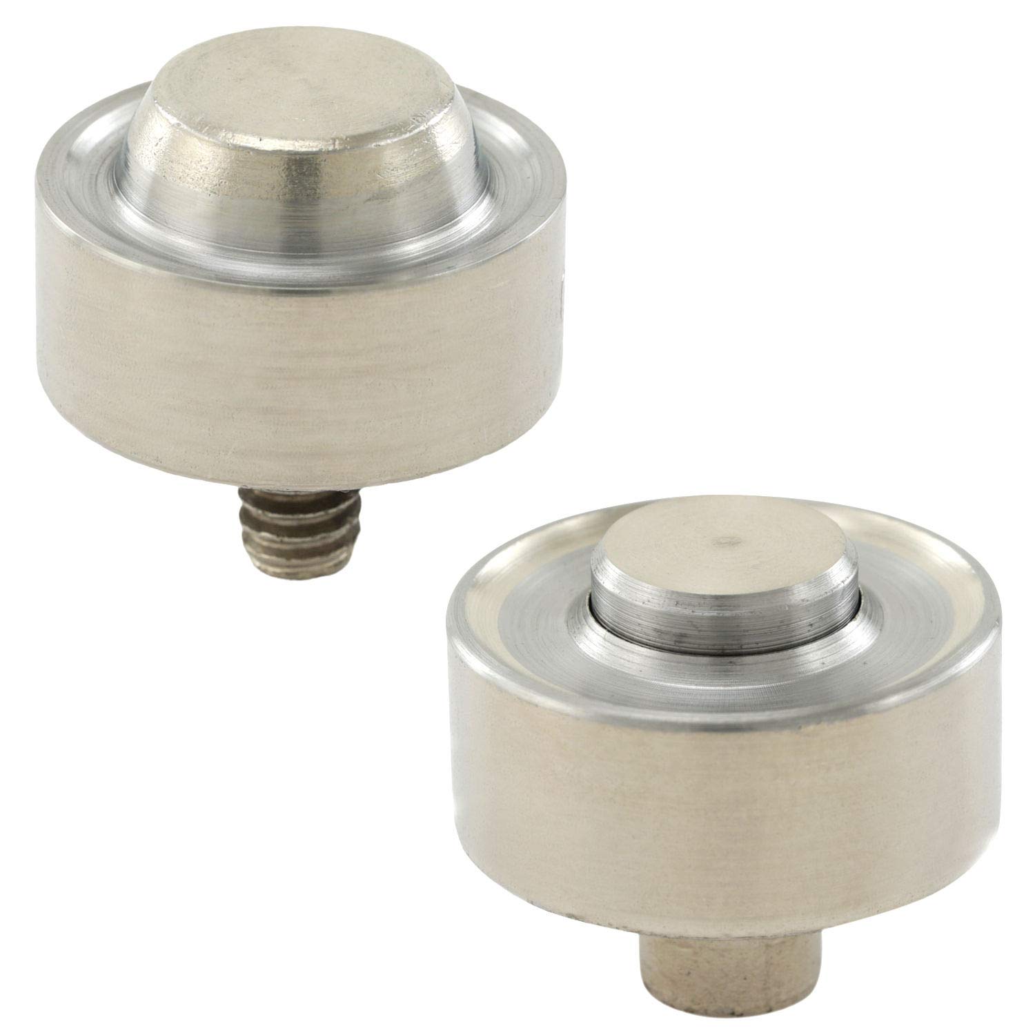 Getmore Crafts Oogpersset met veerslagpers, ooggereedschap en 50 stuks ogen van 3 mm, antiek messing, handpers, roestvrije metalen ogen, doe-het-zelf, voor stof, schoenen, dekzeilen, kleding