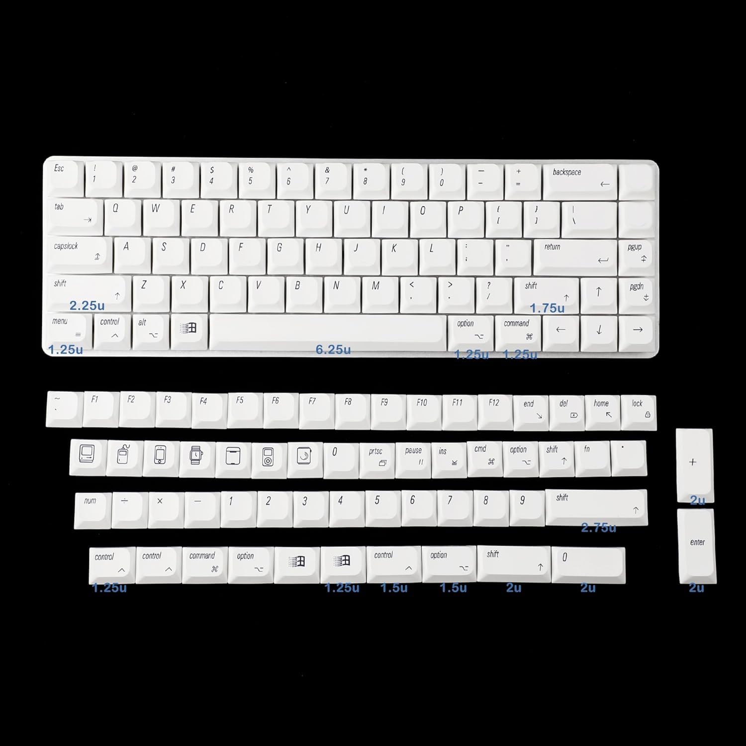 Amazon | YMDK ウルトラスリムスタイル Mx ロープロファイル ダイ サブ