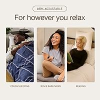 Vista 6 de Coop Home Goods Essence - Juego de 2 cojines ajustables de 18 x 18 pulgadas, cojines alternativos de plumón ajustables para sofá, cama o silla