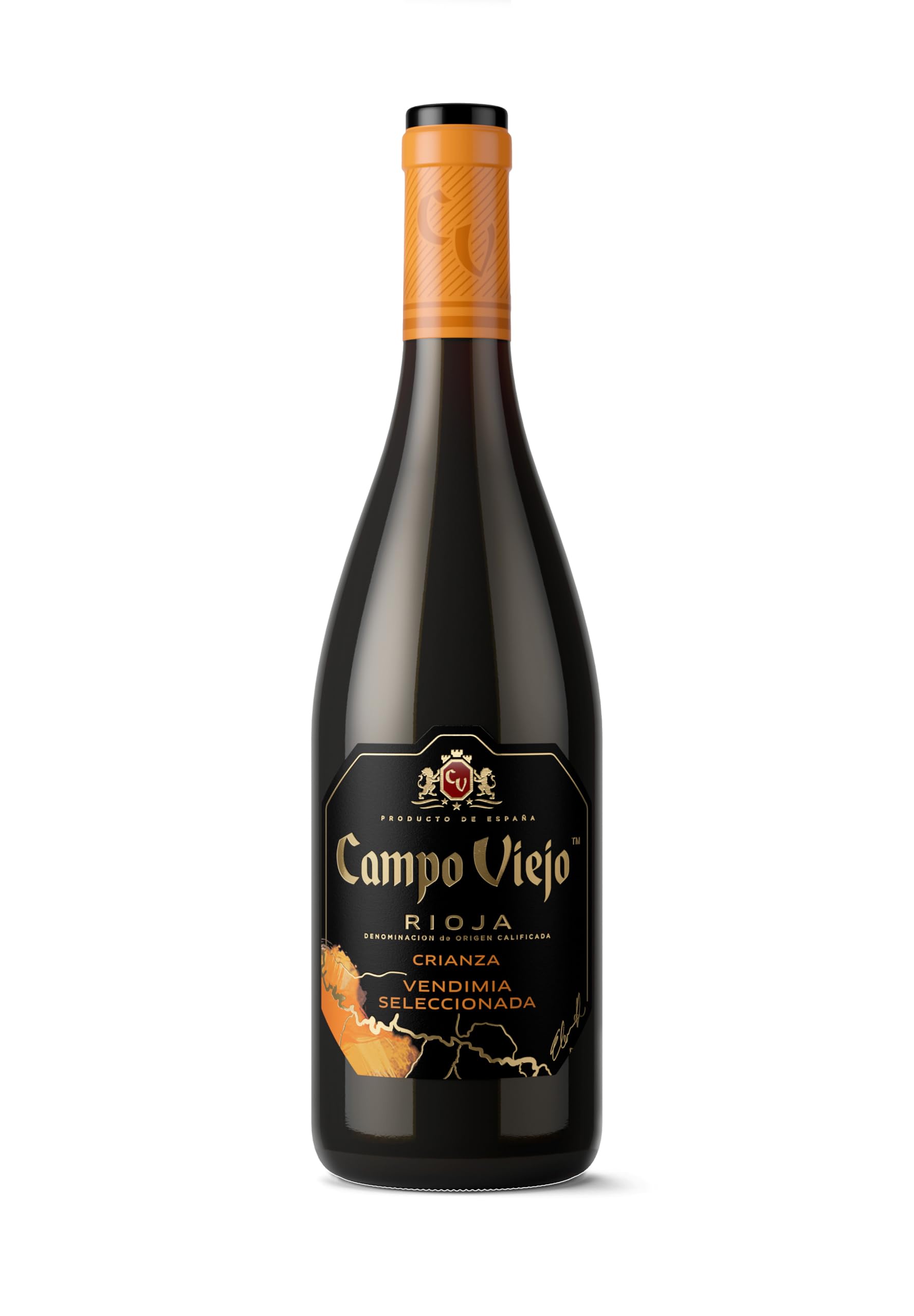 Campo Viejo Crianza Vendimia Seleccionada D.O.CA Rioja Vino Pack de 6 - 750ml