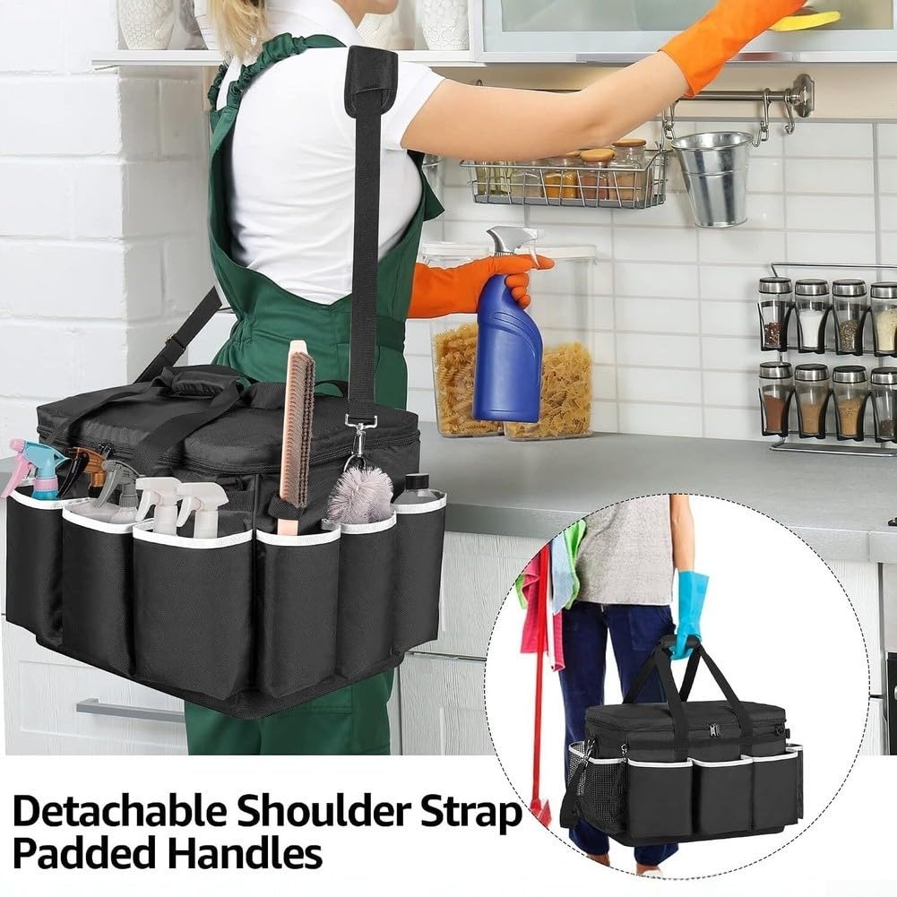 per borsa Organizer Pulizie Grande Capacità 50cm Multi Tasche