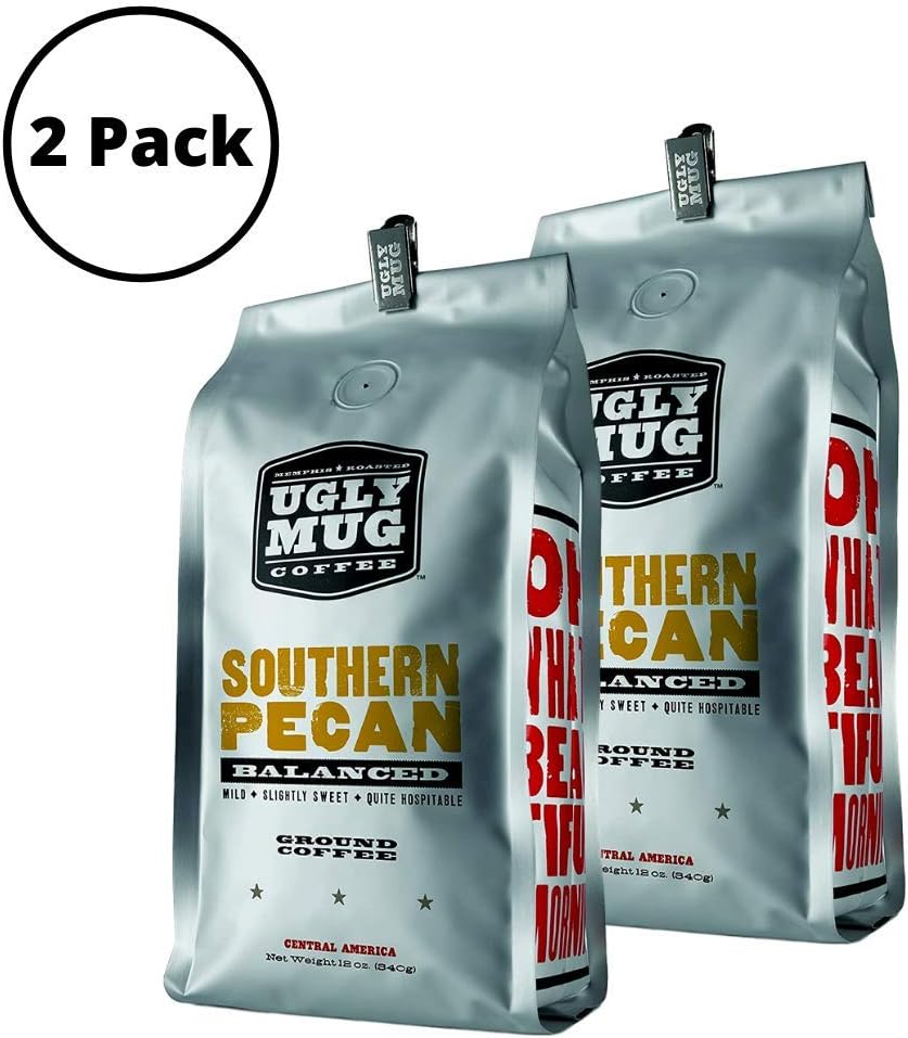 Ugly Mug- Organic Coffee Ground 12oz 2 pack (Southern Pecan)