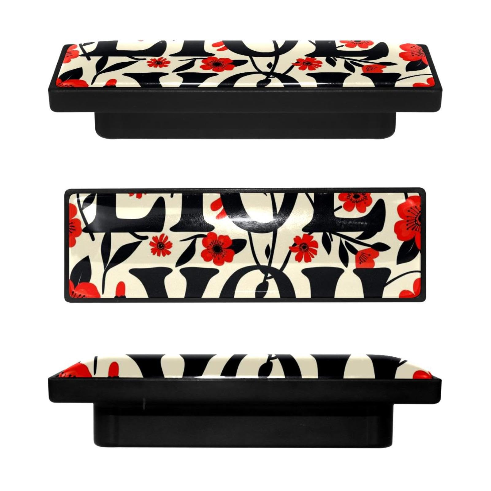 Boutons de placard rectangulaires I Love You de qualité supérieure
