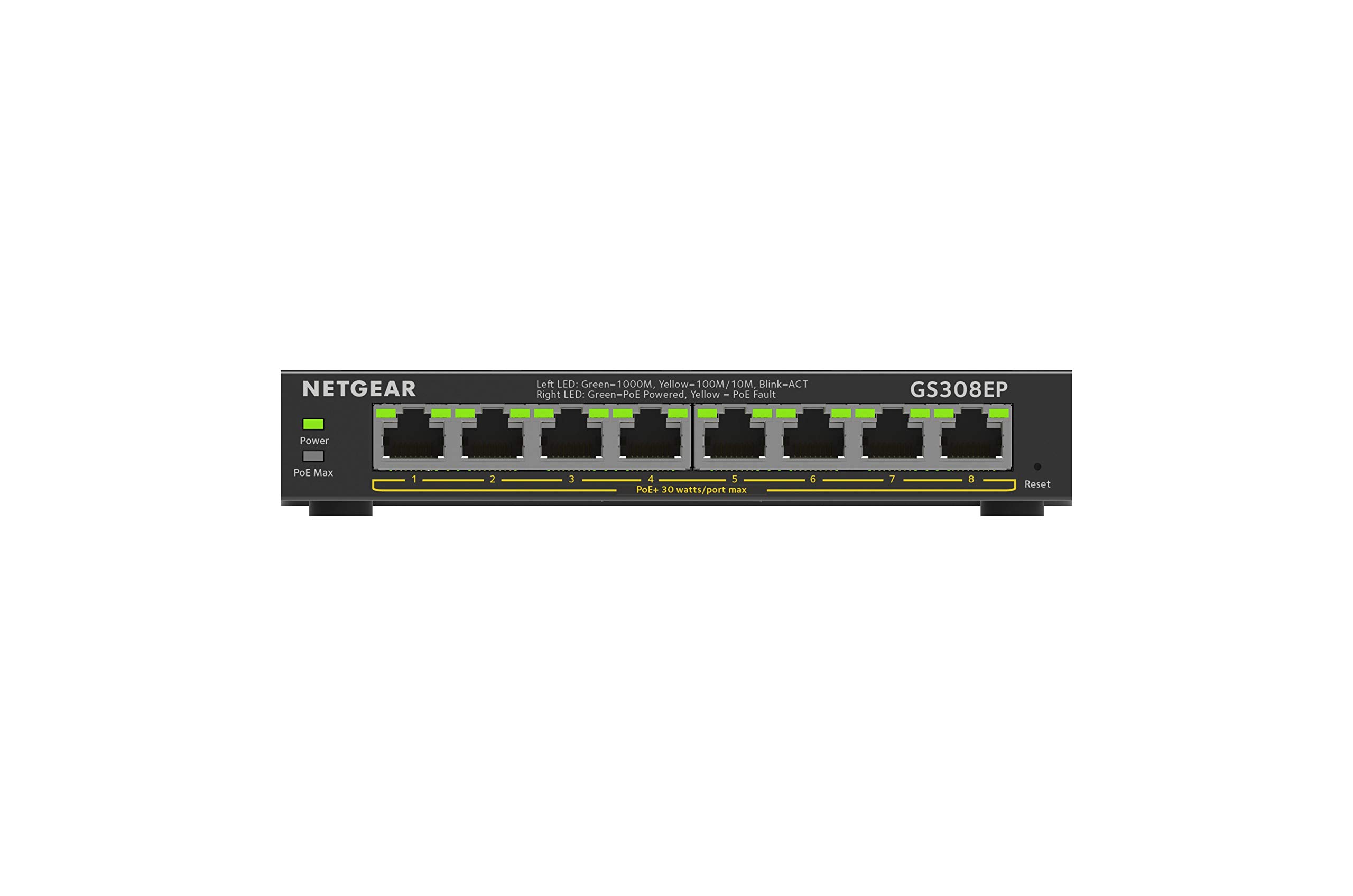 Buy NETGEAR GS308EP Switch 8 Port Gigabit LAN PoE Switch Plus