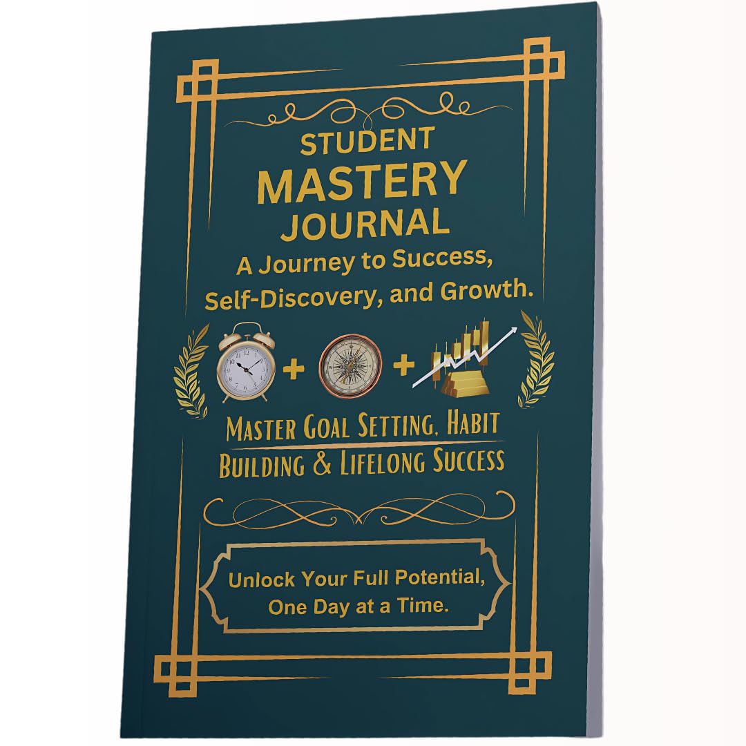 Guided Success Academy Student Mastery Journal 2024 - Daily Diary & Planner for Goal Setting, Habit Tracking, Mindfulness, Success, and Growth - Flexibound, 5 X 8 inches, 365 Pages