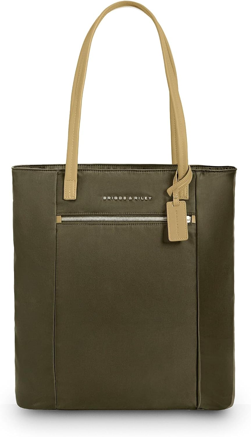 Briggs & Riley Vertical Tote Bag - Nylon Tote Bag for Weekend Travel & Work, Fits 15" Laptop - Rhapsody Collection