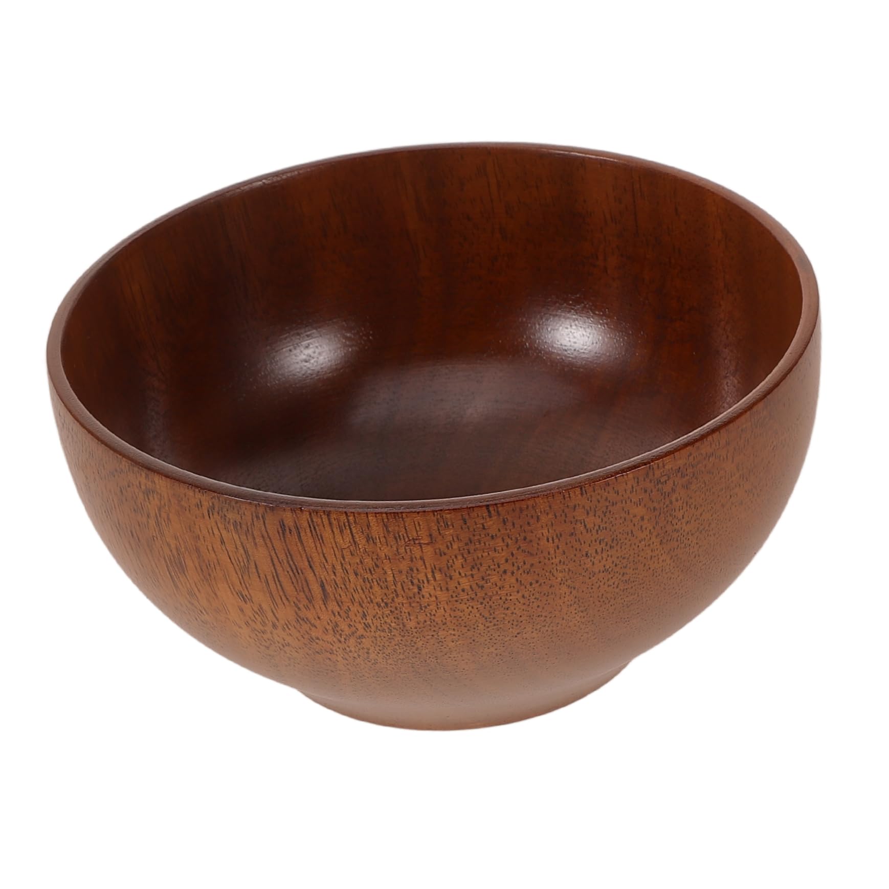 PRETYZOOM 4piezas Tazón De Madera Natural Para Ensaladas y Snacks Tazón De Frutas y Resistente Para Cocina y Restaurantes Acabado Artesanal y De Limpiar