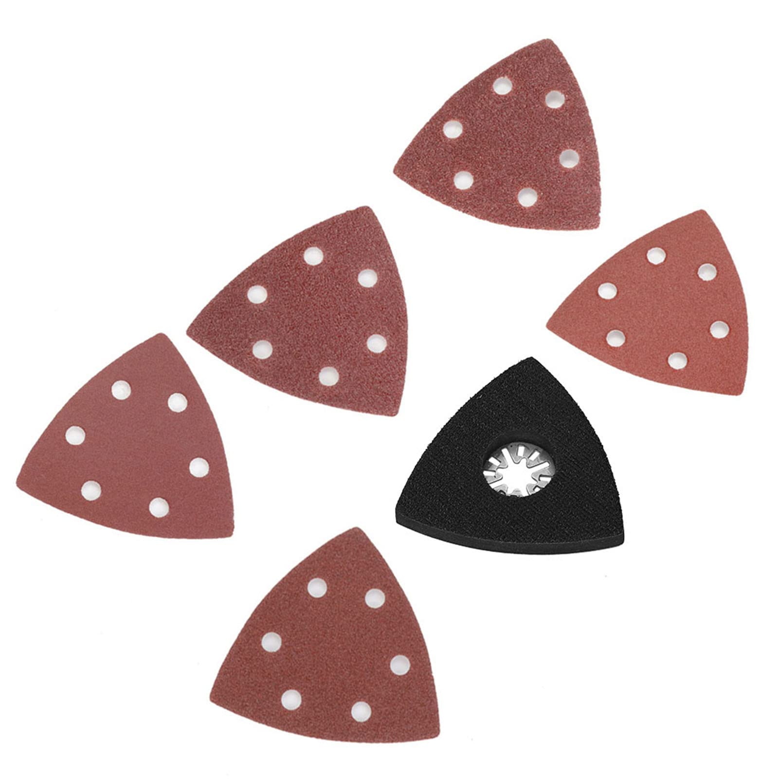 Sandpaper WBTY 101pcs Sanding Set Sandpaper for Bosch Fein Oscillating Multi Tool Cutting Cut Pad