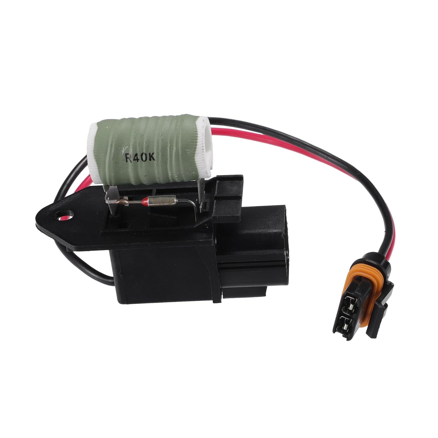 Radiator Fan Blower Motor Relay Resistor Resistance Engine Cooling Fan Motor Wiring Harness for Dodge Charger Plastic 68050128Aa Black