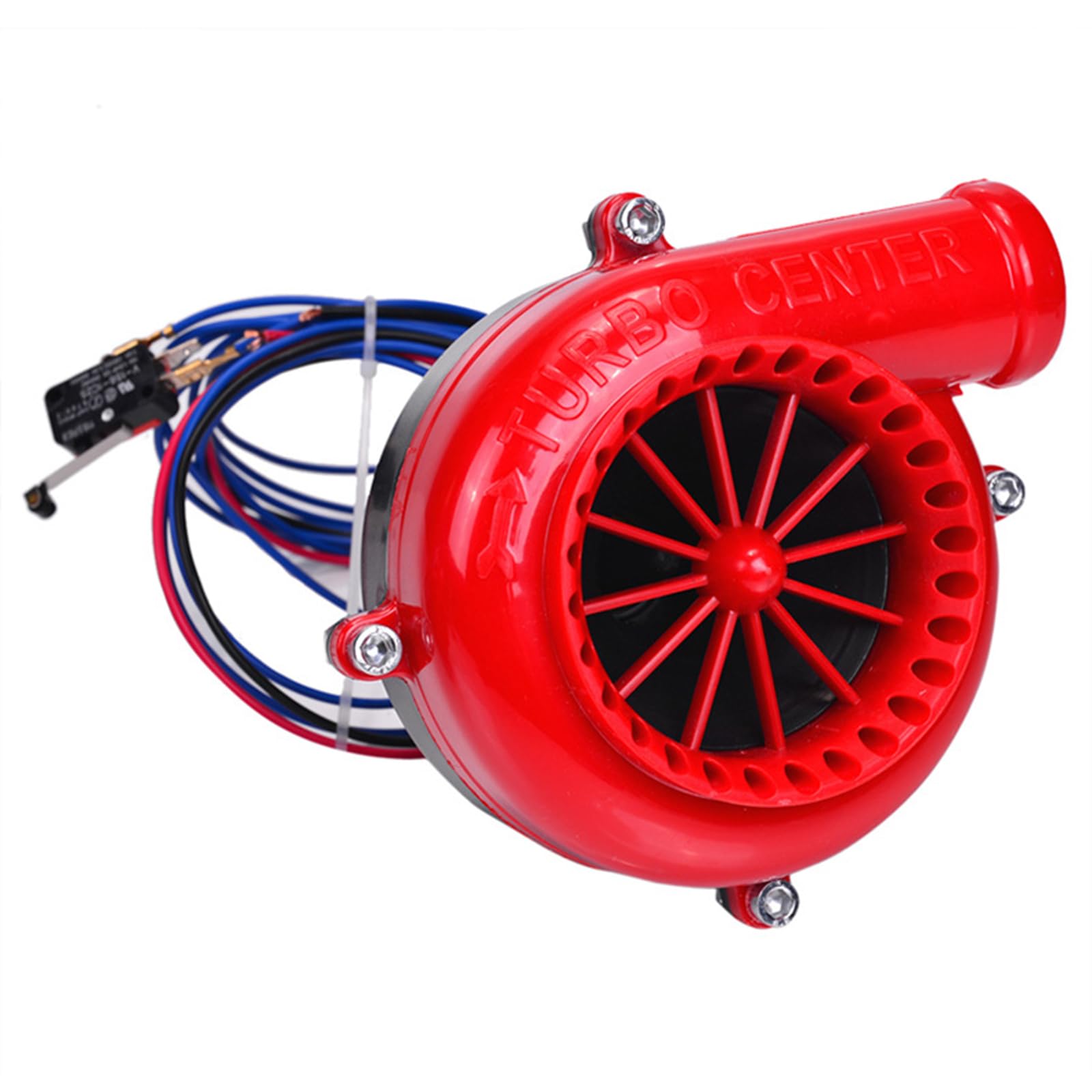 12V 115DB Modifiziert Saugmotor Elektronisches Turbo Überdruckventil Bremse Sound Hupe Turbine Fahrzeug Sirene