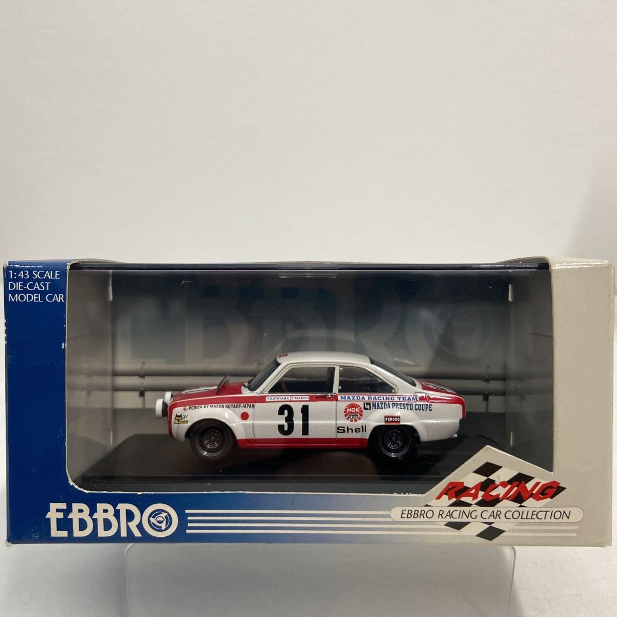Amazon | EBBRO 1/43 MAZDA Rotary Coupe Racing 1970年 #31 24時間