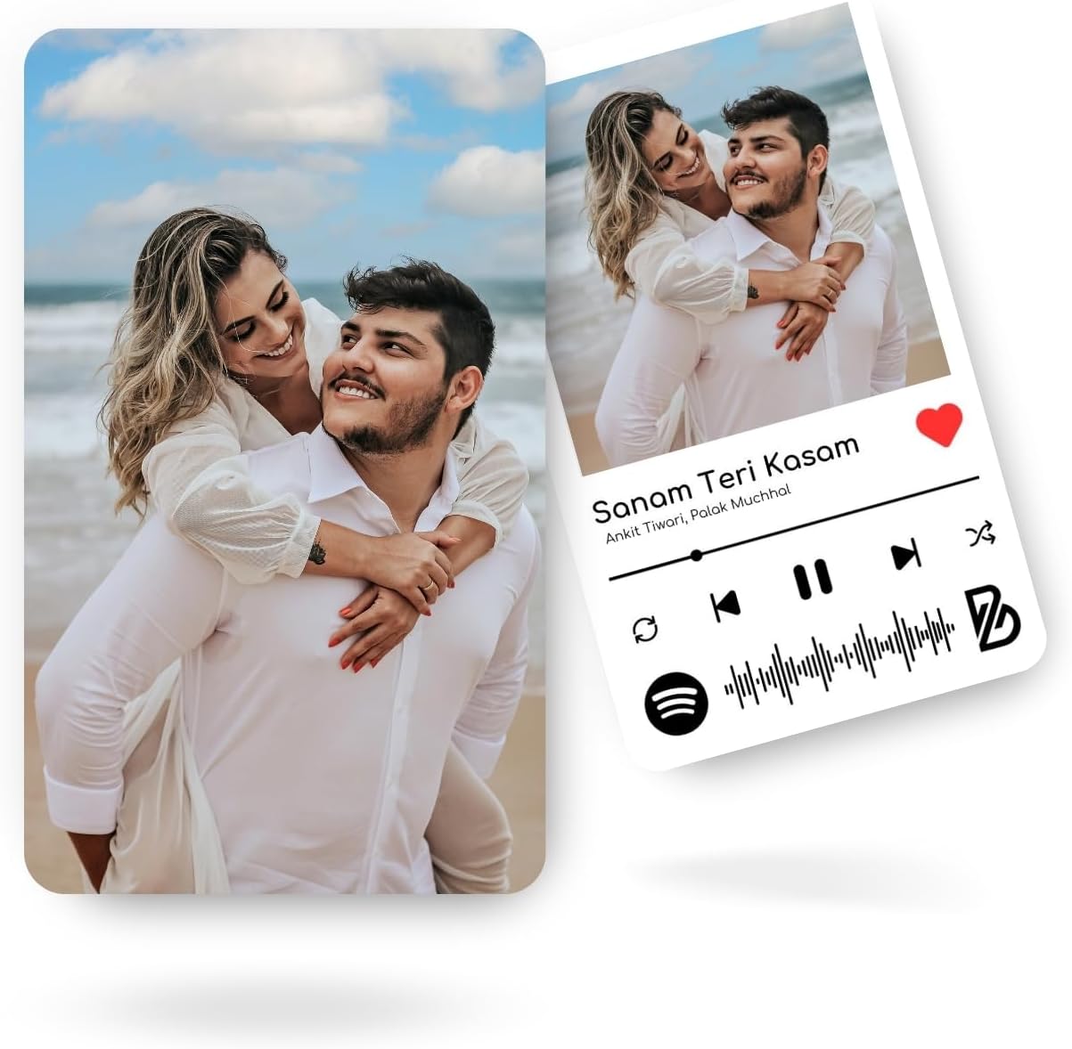 Brandian Custom Photo Cards for Wallet Card Customised Gift Wallet Photo Card for Personalised Gifting on Any Special Day