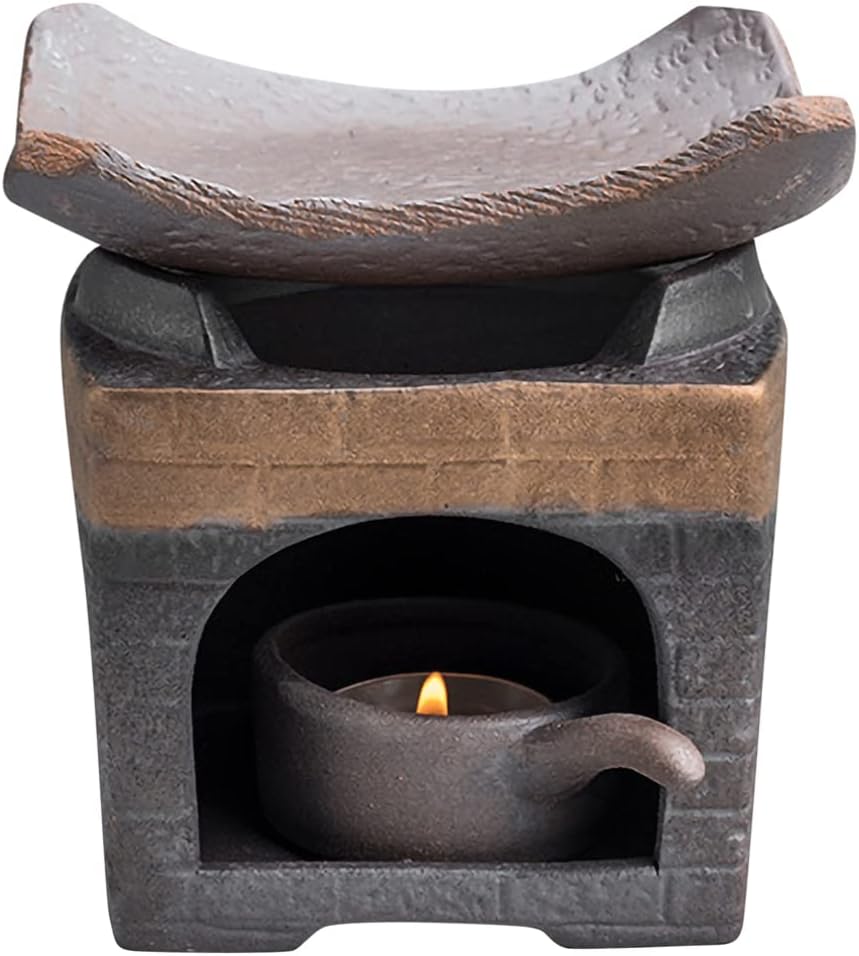 Zerodeko 1set Retro Ceramic Teapot Warmer Elegant Tea Tool for Home Office Compact Design for Easy Storage for Loose Leaf Tea and Daily Use