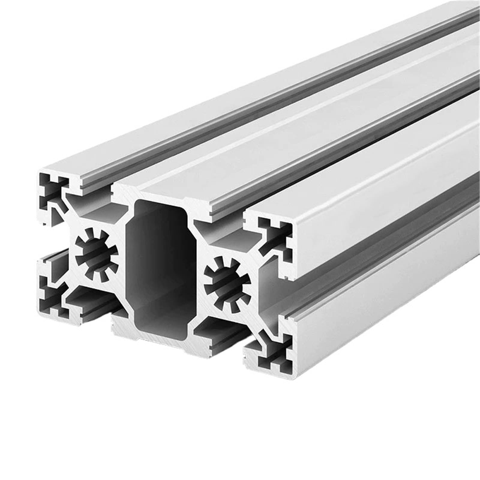 Perfil de aluminio industrial 4590 de alta resistencia, 45 x 90 mm, extrusión lineal for equipos, estructuras, estaciones de trabajo de automatización. Borde soporte(200mm 7.87" long)