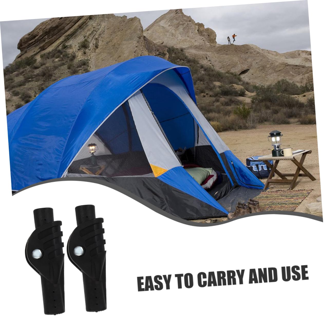 Yardwe Joints de Tente connecteur de Support de Tente connecteurs de Construction de Tente Joint de Bricolage pour Tige de Support Fournitures de Tente de Camping Nylon Black