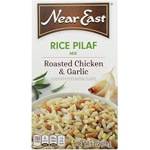 Near East RICE PILAF Mix ROASTED CHICKEN & GARLIC 6.3oz 10 Pack