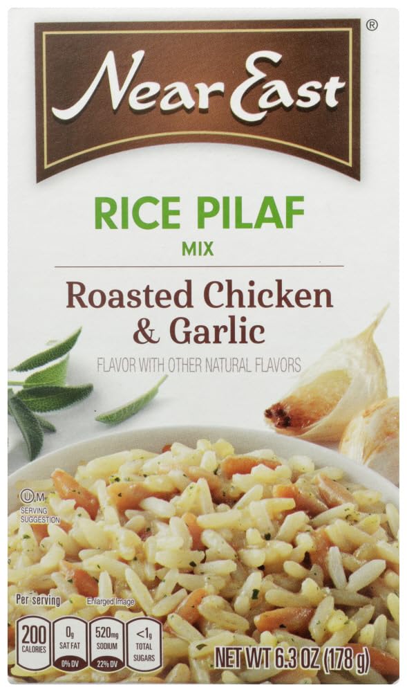 Near East Roasted Chicken & Garlic Pilaf 48x 6.3 Oz