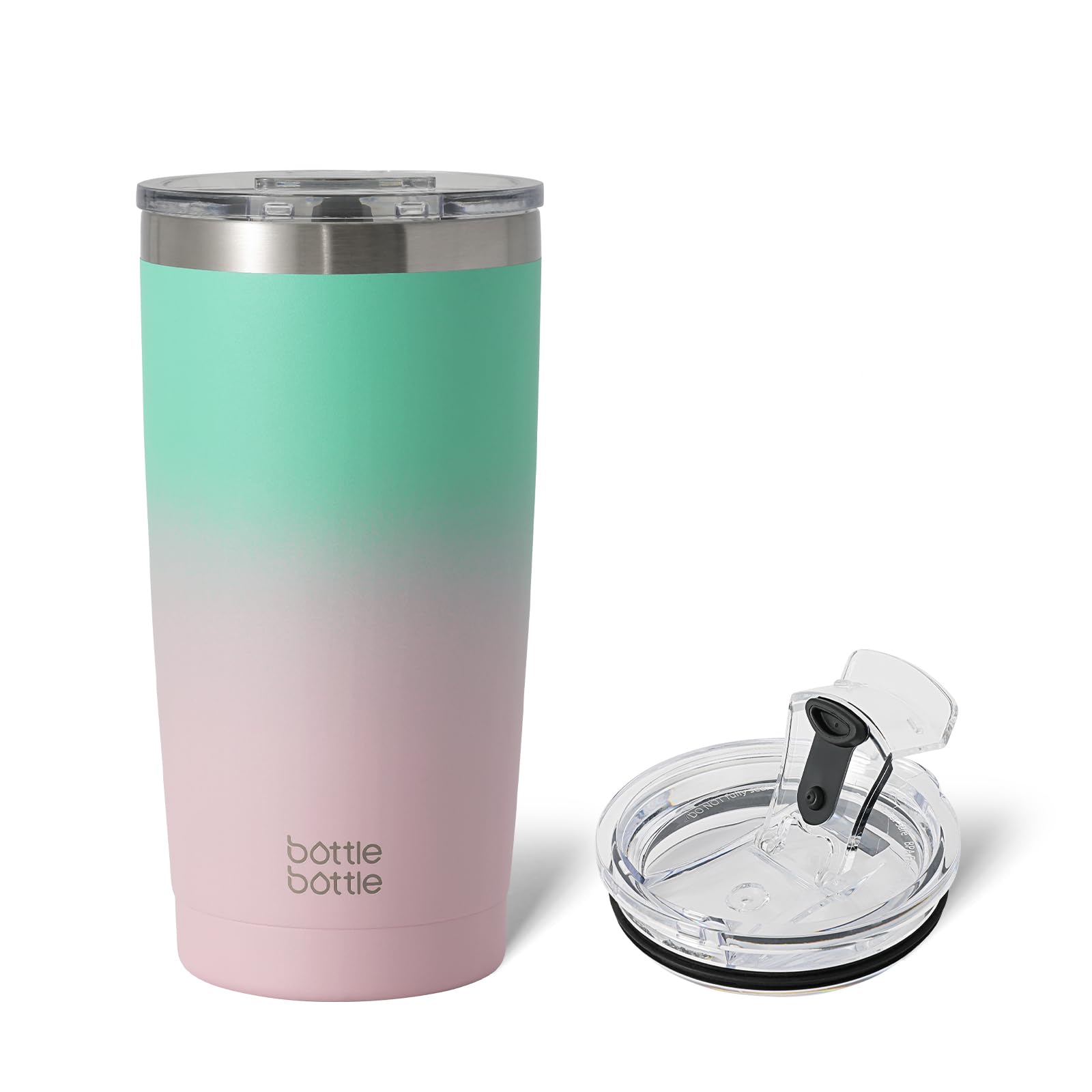 BOTTLE BOTTLE タンブラー 600ml 蓋付き 溢れない 保冷保温…