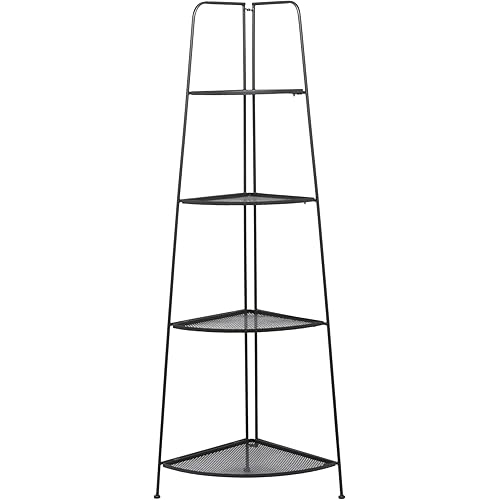 Deco 79 Contemporary Metal Bakers Rack, 22" x 16" x 27", Black