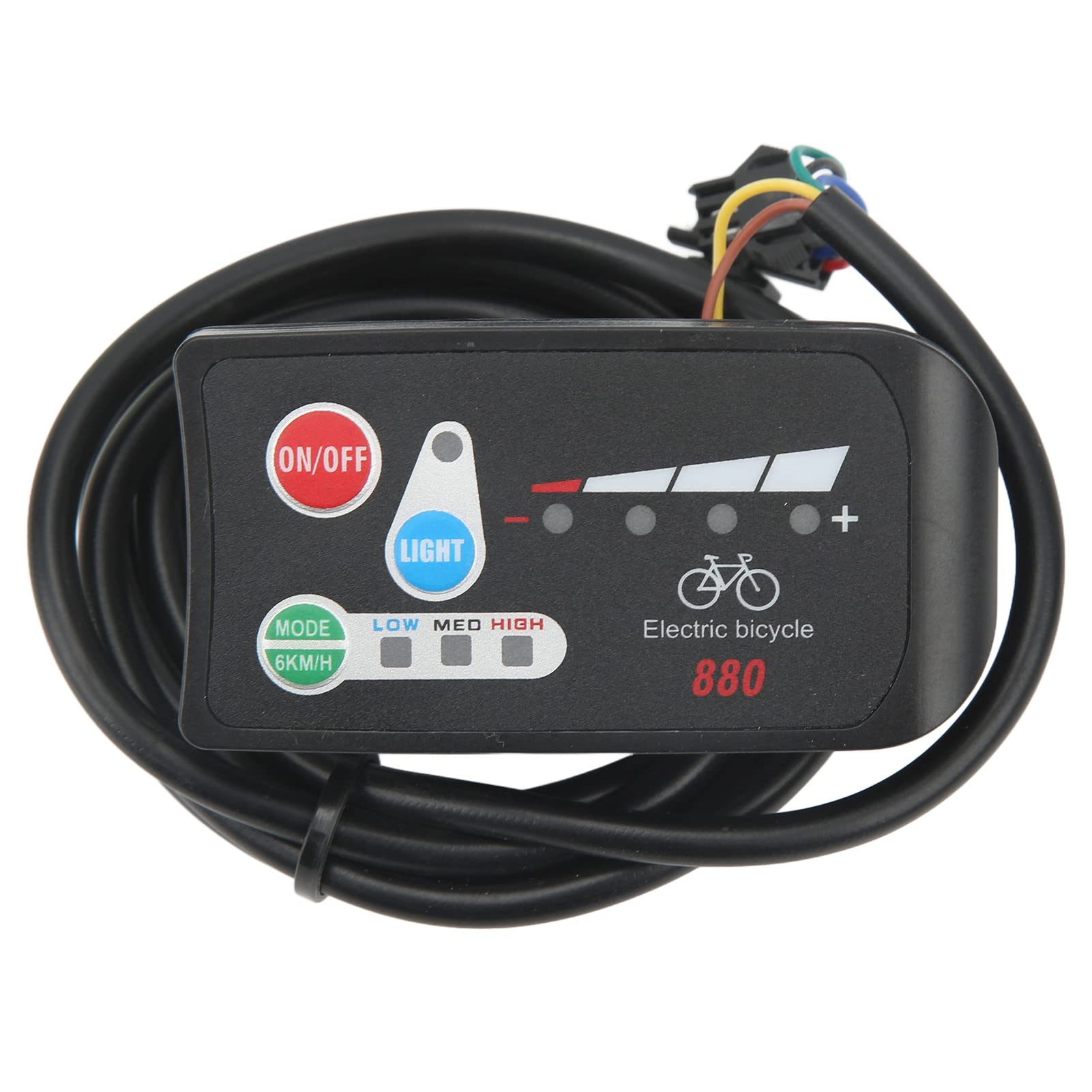 BuyWeek Kit de Contrôleur de Moteur sans Balais pour Vélo Électrique, 48V 250W 350W Kit de Contrôleur sans Balais et Panneau d'Affichage LED 880 pour Vélo Électrique Scooter Électrique