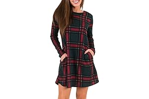 Plaid-tiful Christmas Dress for Juniors