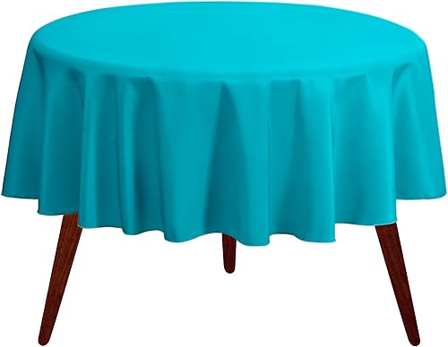 Gee Di Moda Mantel redondo caribeño de 70 pulgadas para mesas redondas de 24 a 48 pulgadas, tela lavable resistente, para mesa de bufé, fiesta de