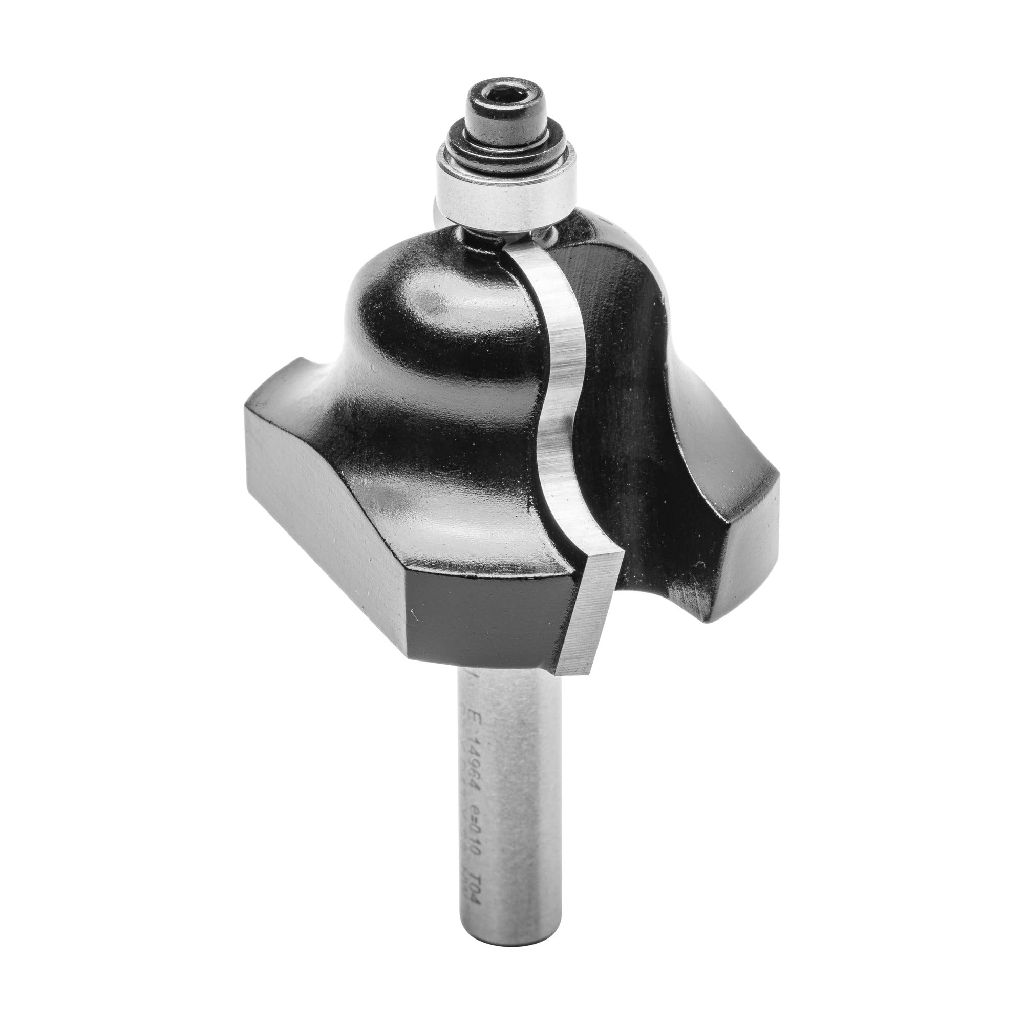 ENT 14964 Frez rzymski w wegliku, trzpien (S) 8 mm, srednica (D) 43 mm, NL 25 mm, R 8 mm, SL 32 mm, z lozyskiem kulkowym