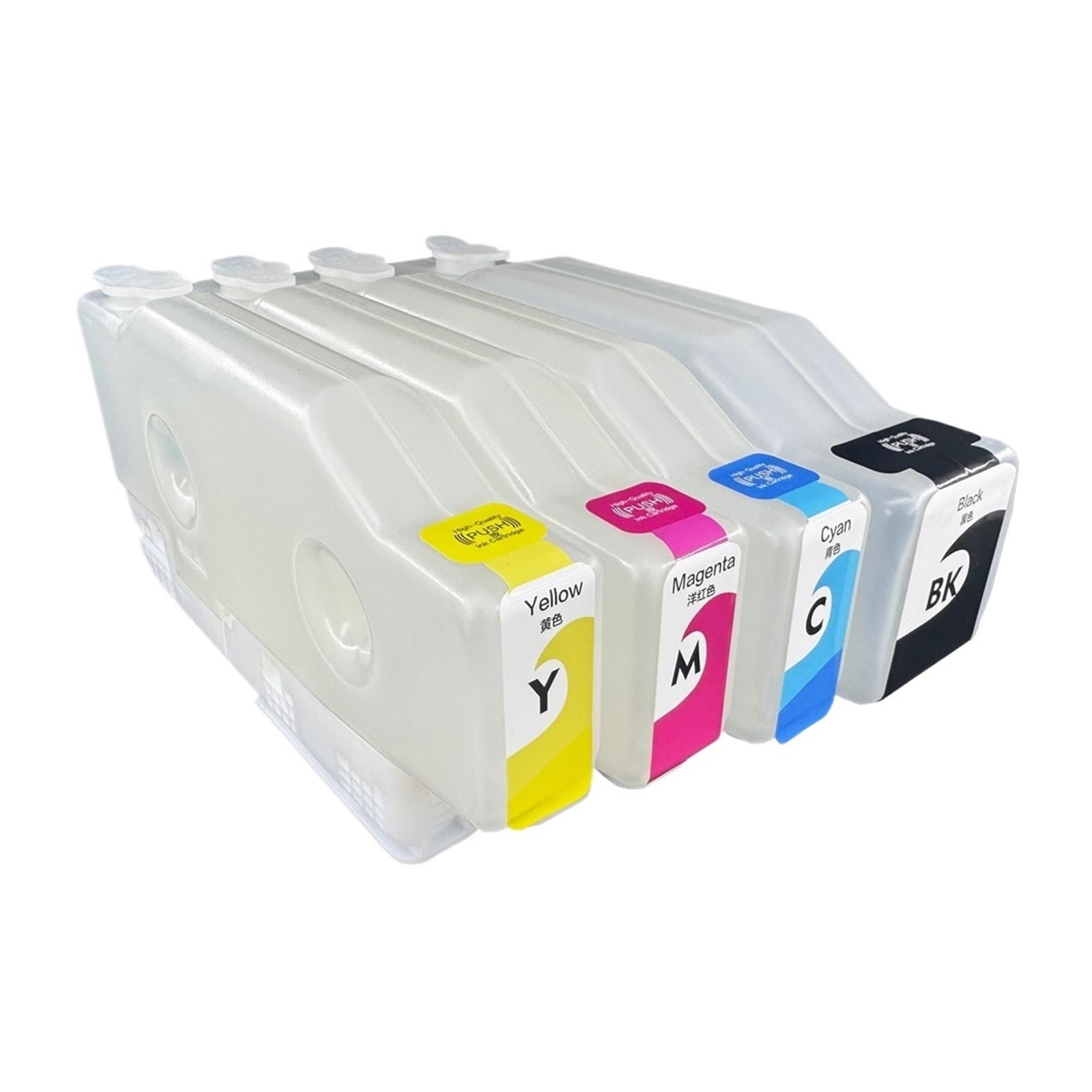 Compatibile con Epson, cartuccia T08N AM-C400 C550 | T08N T08Q cartuccia d'inchiostro ricaricabile vuota senza chip for AM-C400 C550 650ML 350ML