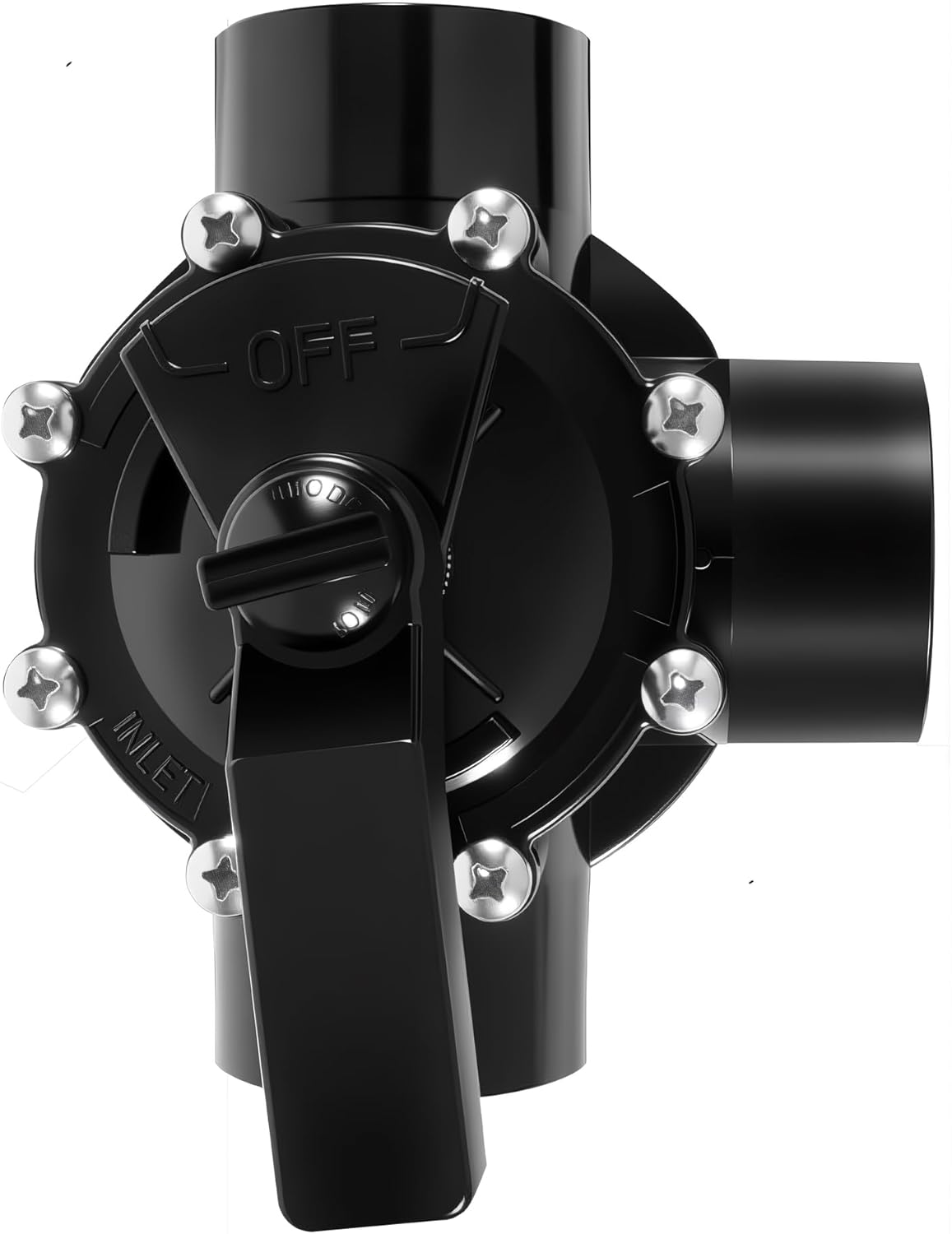 1.5 Inch 3 Way Diverter Valve, Positive Non-Lube Pool Valve, Three-way Diverting Valve Compatible with Jandy 4715, 1-1/2 to 2-Inch Swimming Pool Diverter Replacement